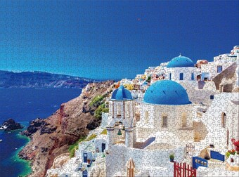 Pussel 69x51cm Grekisk ö, nr829